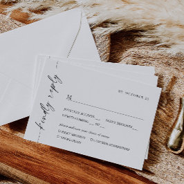 Elegant - val av minimalistiskt kalligrafi OSA kort