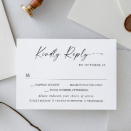 Elegant - val av minimalistiskt kalligrafi OSA kort