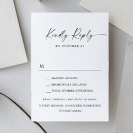 Elegant - val av minimalistiskt kalligrafi OSA kort