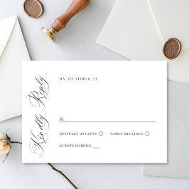 Elegant - val av minimalistiskt kalligrafi OSA kort