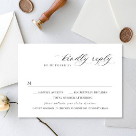 Elegant - val av minimalistiskt kalligrafi OSA kort
