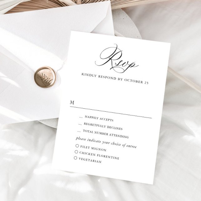 Elegant - val av minimalistiskt kalligrafi OSA kort (Skapare uppladdad)
