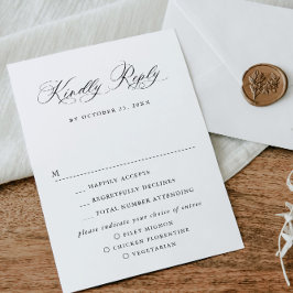 Elegant - val av minimalistiskt kalligrafi OSA kort