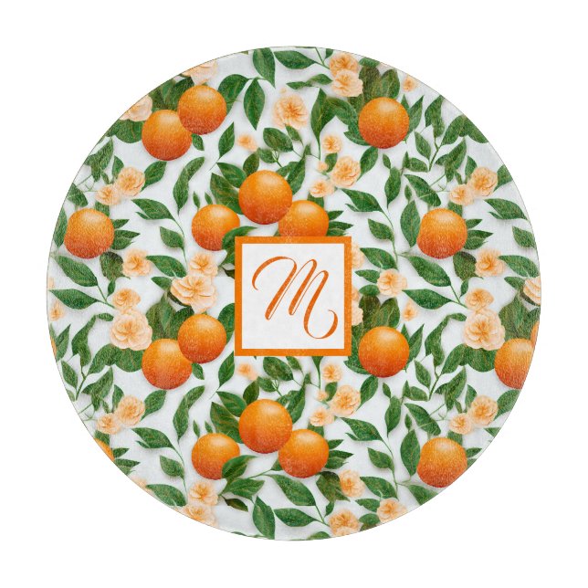 Elegant Valencias Orange och Blommar (Framsidan)