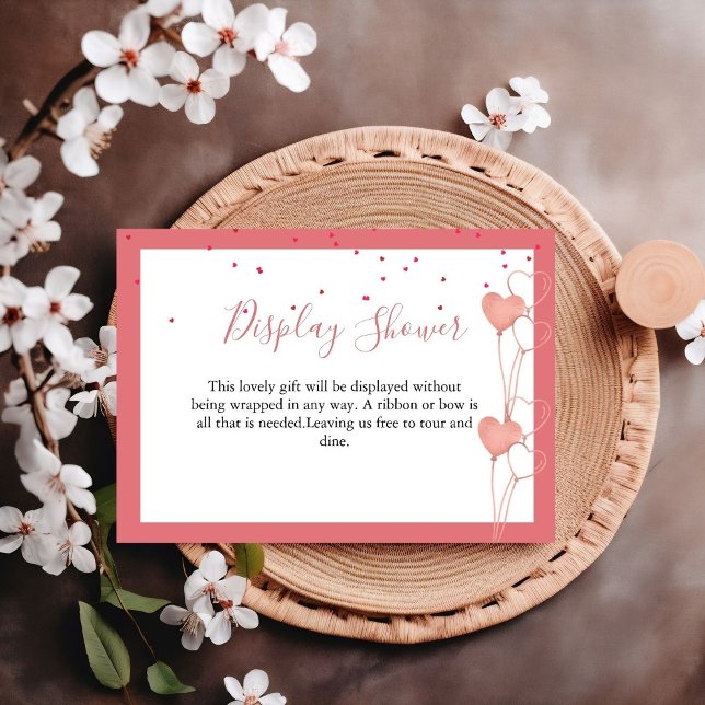 Elegant Valentine Möhippa Visning Card Tilläggskort (Skapare uppladdad)