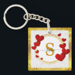 Elegant Valentines, Kärlek, årsdagen Bröllop<br><div class="desc">Personlig Red Hearts. Fånga romantik innersta väsen med vår cirkel mellan guld och ram, med röda hjärtan, och ge dig perfektens arbetsyta för att anpassa dig och lägga till ditt hjärtliga budskap. De här romantiska gåvorna är idealiska för Alla hjärtans dag, så att du kan skapa ett genant tecken på...</div>