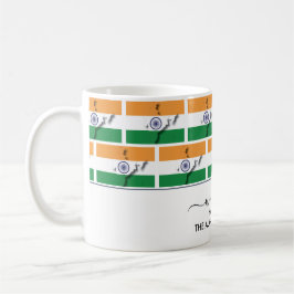Elegant Välkommen INDIA FLAGGA Coffee Mugg