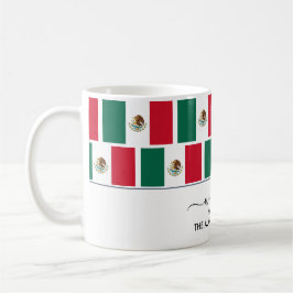 Elegant Välkommen MEXICO FLAGGA Coffee Mugg