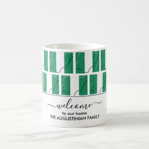 Elegant Välkommen NIGERIA FLAGGA Coffee Mugg