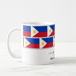 Elegant Välkommen PHILIPPINES FLAGGA Kaffemugg