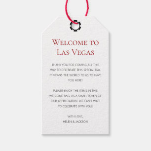 Elegant Välkommen till Las Vegas Bröllop Presentetikett