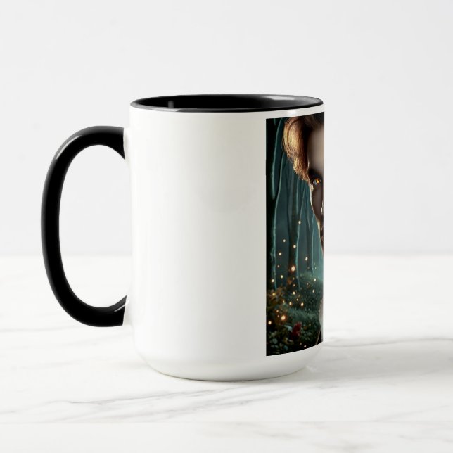 Elegant Vampre Mugg - Handsome Vampyre Design (Vänster)