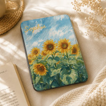 Elegant Van Gogh-inspirerad solrosdesign med eget