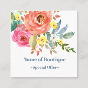 Elegant Vår-bloom Boutique-kupong Rabattkort