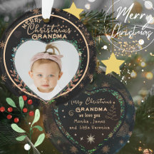 Elegant Vår första jul som morföräldrar Foto