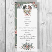 Elegant Vår Horse Bröllop