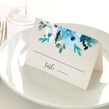 Elegant vår, vit damm i blåa blommor bröllop
