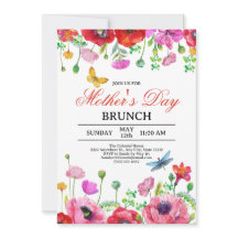 Elegant Vår WildblomChic Mors dag Brunch