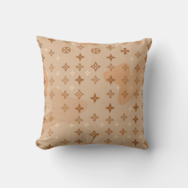 Elegant vardag med chic monogram kudde (Framsida)