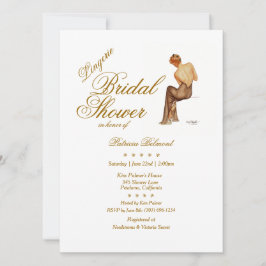 Elegant Vargas Pinup Lingerie Möhippa Inbjudningar