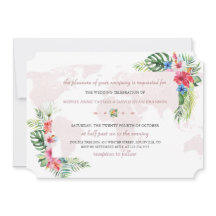 Elegant: Världskartan över den tropiska Blommigten