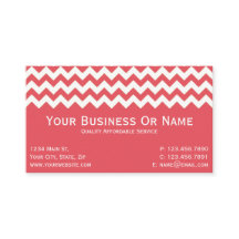 Elegant varm persimon rosa vit chevron