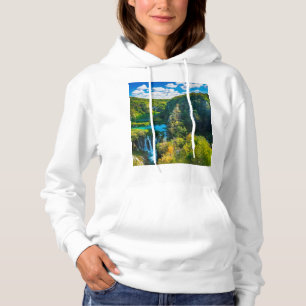 Elegant vattenfallsscen, Kroatien T Shirt