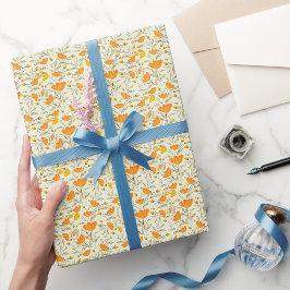 Elegant vattenfärg blomster dekorativt mönster presentpapper