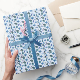 Elegant vattenfärg blomster dekorativt mönster presentpapper