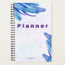 Elegant Vattenfärg Bluebell Flower | Art Planner