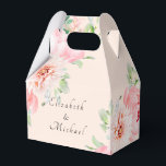 Elegant vattenfärg Botaniskt Vår-favoritruta Presentaskar<br><div class="desc">Elegant vattenfärg Botanisk favoritruta för Rosa med namn och datum. Fira vår bröllop med den här eleganten vattenfärgsförmånslådan som innehåller mjuka botaniska pastellprodukter i en romantisk blommigt. Personlig med parets datum namn och bröllop är denna charmerande låda perfekt för små favörer, behandlingar eller tackgåvor. Ett vackert tillägg till trädgårdsbröllop, botaniska...</div>