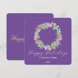 Elegant Vattenfärg Högtids Kort