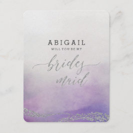 Elegant Vattenfärg i Orchid kommer du att vara Bri Inbjudningar
