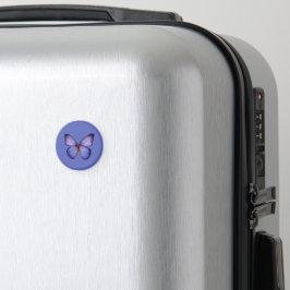 Elegant Vattenfärg Lila Fjäril Magnet