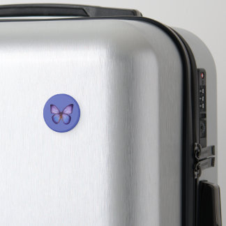 Elegant Vattenfärg Lila Fjäril Magnet