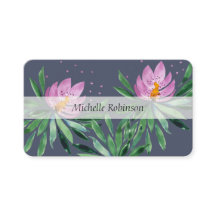 Elegant Vattenfärg Lotus Flower-Professionell