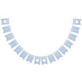 Elegant Vattenfärg något blått Möhippa Vimplar