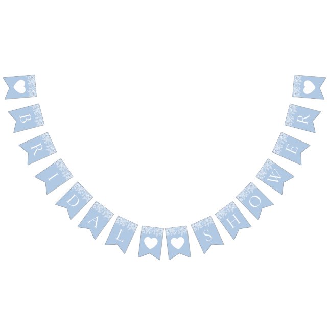 Elegant Vattenfärg något blått Möhippa Vimplar (Alla)