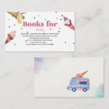 Elegant Vattenfärg Popsicle babydusch bokar för