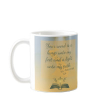 Elegant Vattenfärg Psalm 119:105