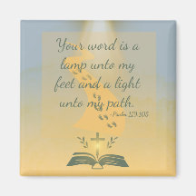 Elegant Vattenfärg Psalm 119:105