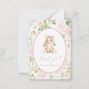 Elegant vattenfärg vår vildblomma Platt Notkort Anteckningskort
