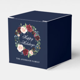 Elegant Vattenfärgad Blommigt Utandning Glad helg Presentaskar