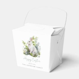 Elegant vattenfärgblommig påskfest presentaskar