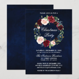 Elegant Vattenfärgning Blommigt Utandning Party Inbjudningar