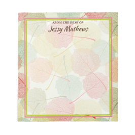 ELEGANT VATTENFÄRGREENERY BOTANICAURE NATURE LÖV ANTECKNINGSBLOCK