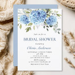 Elegant Vattenfärgsblå Hydrangea-MÖHIPPA Inbjudningar<br><div class="desc">Om du vill göra ytterligare anpassningar klickar du på länken "anpassa ytterligare" och användor verktyg som är utformat för att ändra mallen. Kontakta mig om du behöver hjälp eller matchande artiklar.</div>
