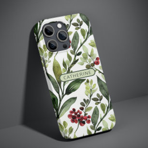 Elegant VattenfärgsBlommigt Botaniskt Namn