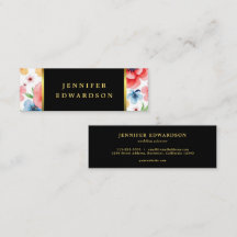 Elegant vattenfärgsblommor boho professionell