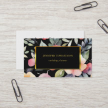 Elegant vattenfärgsblommor boho professionell